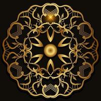 Mandala ornament or flower background design. vector