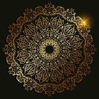 Mandala ornament or flower background design. vector