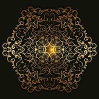 Mandala ornament or flower background design. vector