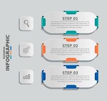 diseño de plantilla de negocio infográfico vector