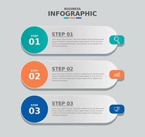 diseño de plantilla de negocio infográfico vector