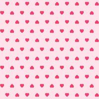 Flat valentines day pattern collection with hearts on pink background. Heart pattern vector illustration