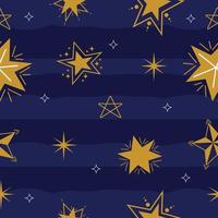 Seamless Pattern Star vector