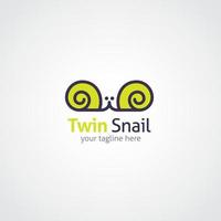 Snail Logo Design Template. Vector Illustration