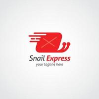 Snail Logo Design Template. Vector Illustration