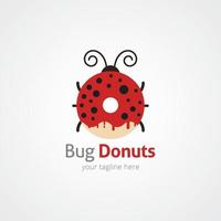 Bug Logo Design Template. Vector Illustration