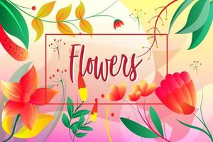 tarjeta de felicitación decorativa de naturaleza otoñal con hojas y árboles rojo-amarillos. uso para invitación a eventos, cupón de descuento, publicidad, banner web, póster. pasos vectoriales 10 vector