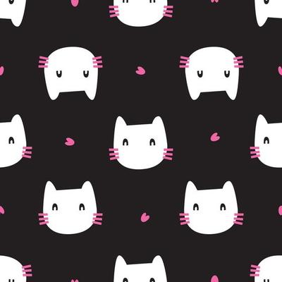 Cat Wallpaper Vector Art, Icons, and Graphics for Free Download