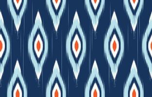 Ethnic abstract blue background. Seamless pattern in tribal, folk embroidery, and Mexican style. Aztec geometric art ornament print.Design for carpet, wallpaper, clothing, wrapping, fabric, cover vector