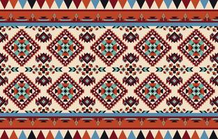 Abstract  traditional cloth style. Seamless in tribal, folk embroidery,  Tribe geometric fabric. Aztec geometric art ornament print. Design for carpet, wallpaper, clothing, wrapping, textile, tissue. vector