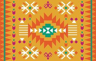 arte de patrón abstracto étnico. patrón impecable en estilo tribal, bordado folclórico y mexicano. estampado de adornos de arte geométrico azteca.diseño para alfombras, papel pintado, ropa, envoltura, tela, cubierta, textil vector