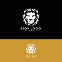 lion logo template vector