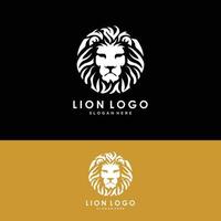 lion logo template vector