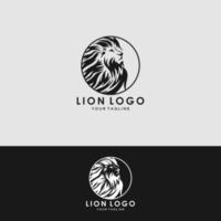 plantilla de logotipo de león vector