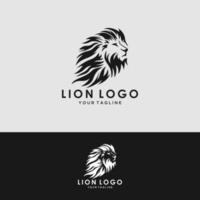 plantilla de logotipo de león vector