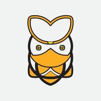 illustrator vector bee design