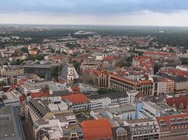 vista aérea de leipzig foto