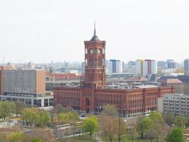 rotes rathaus, berlín foto