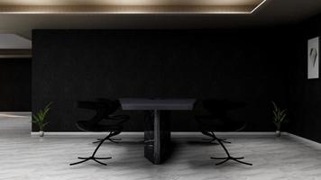 3d render office interior design - executive meeting room photo