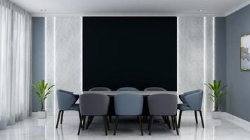 3d render office interior design - executive meeting room photo