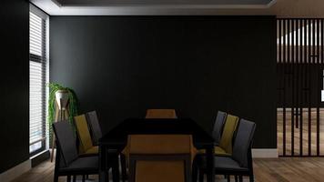 3d render office interior design - executive meeting room photo