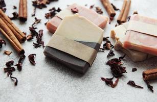 Natural handmade soap photo