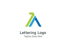 Letter A Logo Design Pro Concept Template Vector Creative