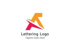 Letter A Logo Design Pro Concept Template Vector Creative