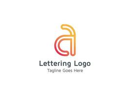 Letter A Design Abstract Creative Logo Template Vector