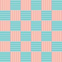 Pastel Green and pink abstract geometric seamless pattern. stripes pattern background. Repeating line for design prints, tiles, wrapping, interior design vector