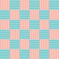 Pastel Green and pink abstract geometric seamless pattern. stripes pattern background. Repeating line for design prints, tiles, wrapping, interior design vector