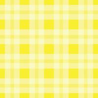 Yellow seamless pattern cloth graphic simple square tartan pattern vector