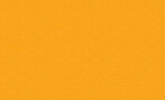 Japanese Fan Patterned Background - Yellow vector