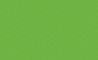 Japanese Fan Patterned Background - Green vector