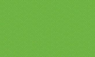 Japanese Fan Patterned Background - Green vector