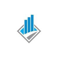 Abstract Bar Logo , Finance Logo Vector