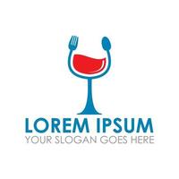 wine vector , restaurant logo vector