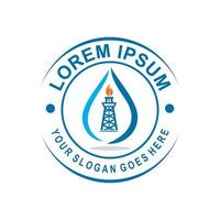 oil and gas logo , industrial logo vector