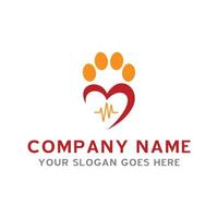 pets care logo , veterinary logo vector