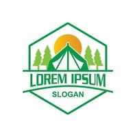 camping logo , adventure logo vector