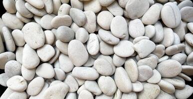 The nature texture of the white gravel photo