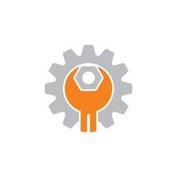 mechanic logo , industrial logo vector