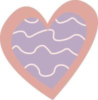 Valentine's Day Pastel Elements vector