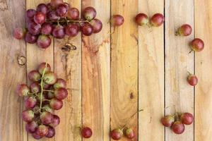 Bunch of Red grapes photo