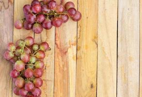 Bunch of Red grapes photo