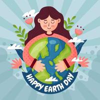 Happy Earth Day Concept vector