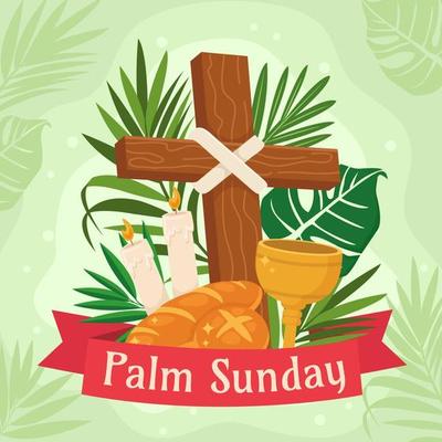 Palm Sunday Vector Art, Icons, and Graphics for Free Download