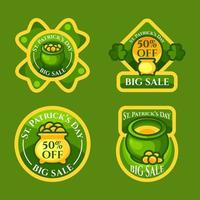 St. Patrick's Day Gold Pot Set vector