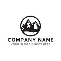 camping logo , adventure logo vector