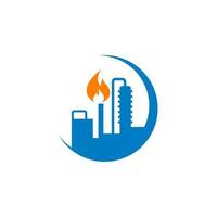 Refinery Vector , Industry Logo Vector